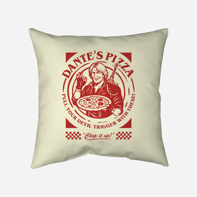 Devil's Pizza-None-Removable Cover w Insert-Throw Pillow-demonigote