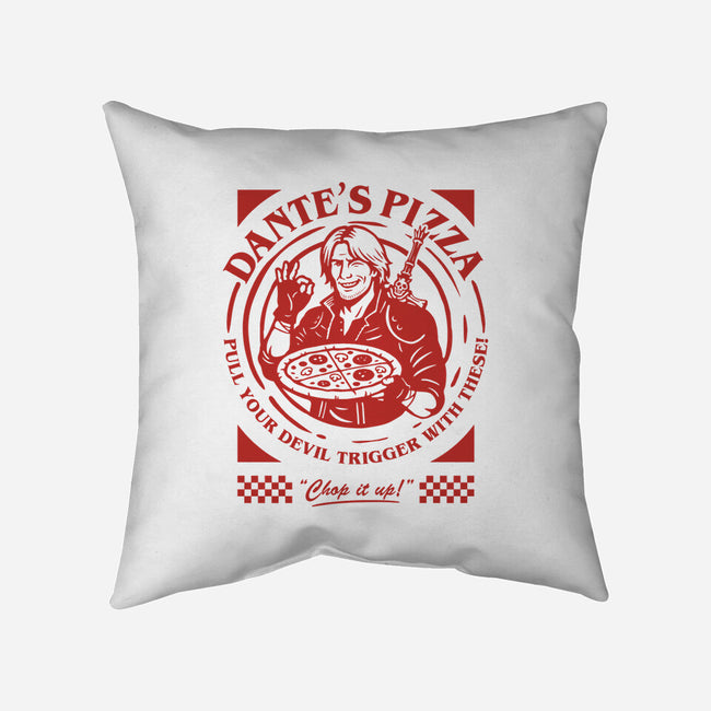 Devil's Pizza-None-Removable Cover w Insert-Throw Pillow-demonigote