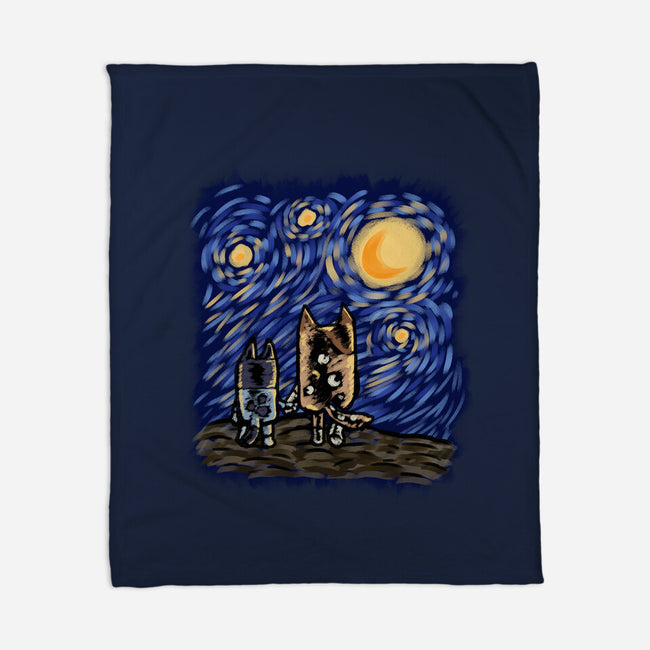 Night With Mom-None-Fleece-Blanket-nickzzarto