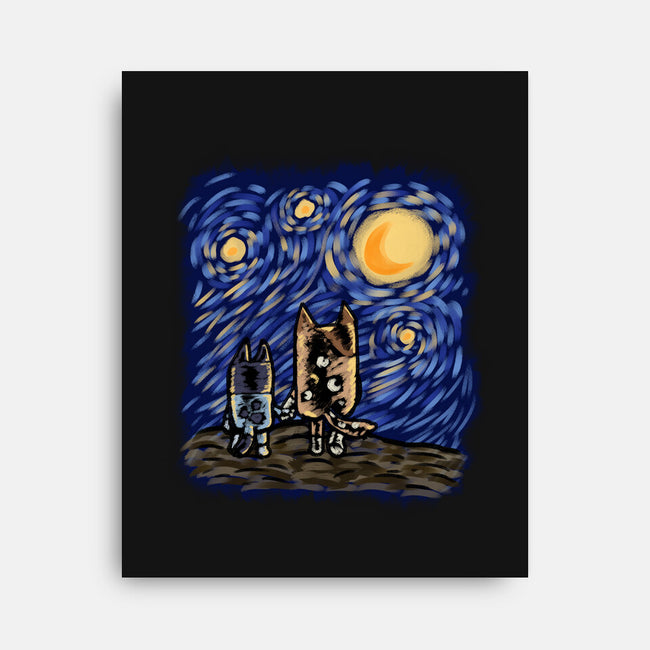 Night With Mom-None-Stretched-Canvas-nickzzarto