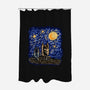 Night With Mom-None-Polyester-Shower Curtain-nickzzarto
