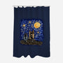 Night With Mom-None-Polyester-Shower Curtain-nickzzarto