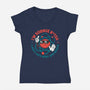 Im Science B-Womens-V-Neck-Tee-Tronyx79