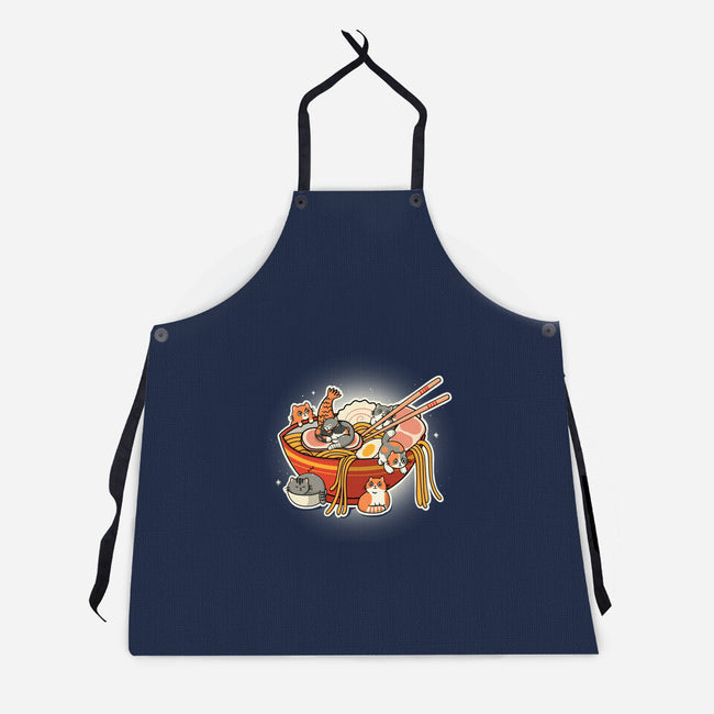 Kitty Ramen-Unisex-Kitchen-Apron-Freecheese