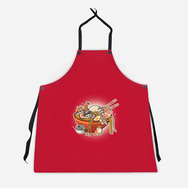 Kitty Ramen-Unisex-Kitchen-Apron-Freecheese