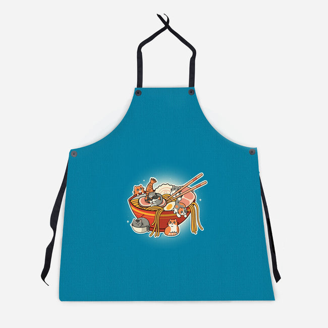 Kitty Ramen-Unisex-Kitchen-Apron-Freecheese
