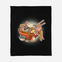 Kitty Ramen-None-Fleece-Blanket-Freecheese