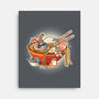 Kitty Ramen-None-Stretched-Canvas-Freecheese
