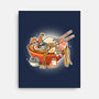Kitty Ramen-None-Stretched-Canvas-Freecheese