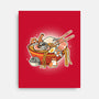 Kitty Ramen-None-Stretched-Canvas-Freecheese