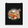 Kitty Ramen-None-Matte-Poster-Freecheese