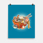 Kitty Ramen-None-Matte-Poster-Freecheese
