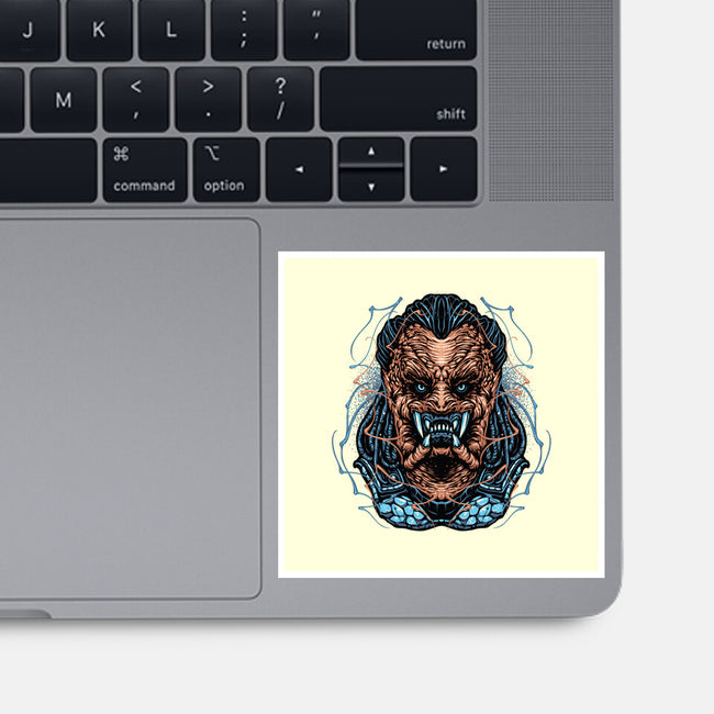 Welcome To The Badlands-None-Glossy-Sticker-momma_gorilla