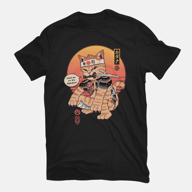Feed Me Or Die Hooman-Womens-Fitted-Tee-vp021