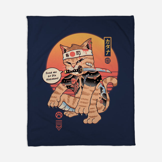 Feed Me Or Die Hooman-None-Fleece-Blanket-vp021