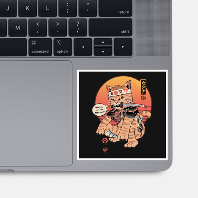 Feed Me Or Die Hooman-None-Glossy-Sticker-vp021