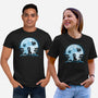 Pixel Moon-Unisex-Basic-Tee-Vallina84