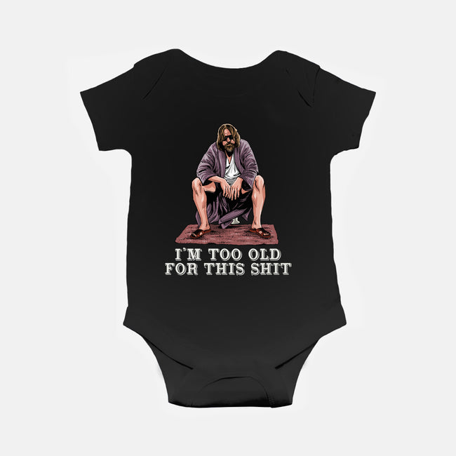 The Dude Is Too Old-Baby-Basic-Onesie-zascanauta