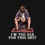 The Dude Is Too Old-Womens-V-Neck-Tee-zascanauta