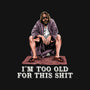 The Dude Is Too Old-Mens-Basic-Tee-zascanauta