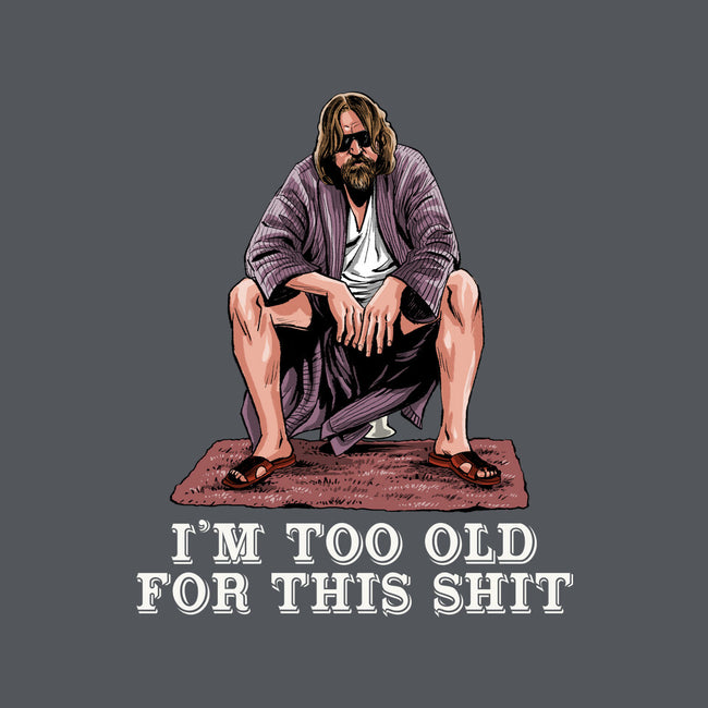 The Dude Is Too Old-Womens-V-Neck-Tee-zascanauta