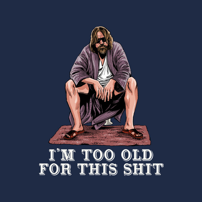 The Dude Is Too Old-Mens-Basic-Tee-zascanauta