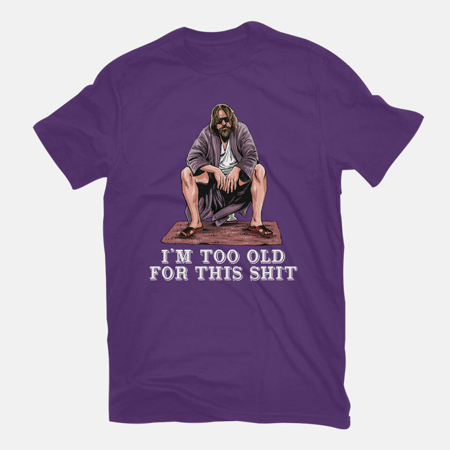 The Dude Is Too Old-Mens-Basic-Tee-zascanauta