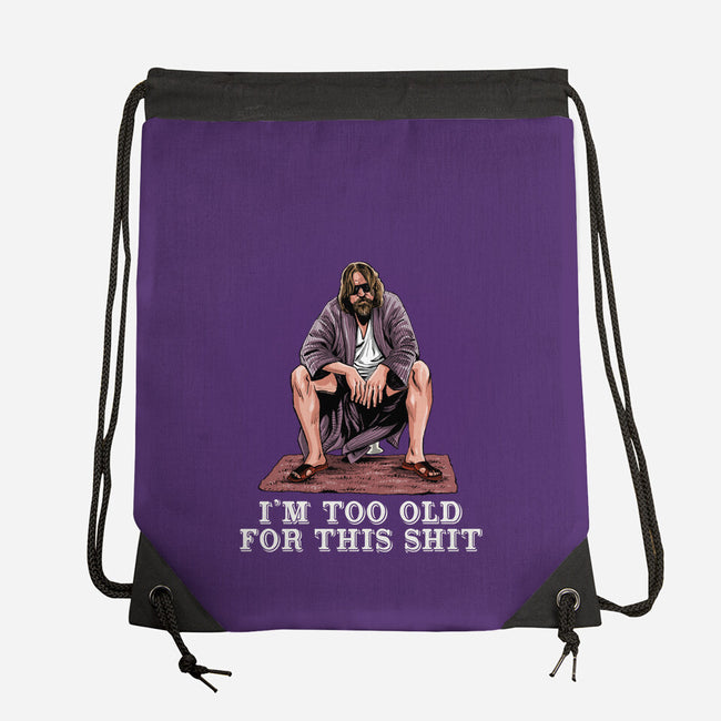 The Dude Is Too Old-None-Drawstring-Bag-zascanauta