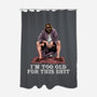 The Dude Is Too Old-None-Polyester-Shower Curtain-zascanauta