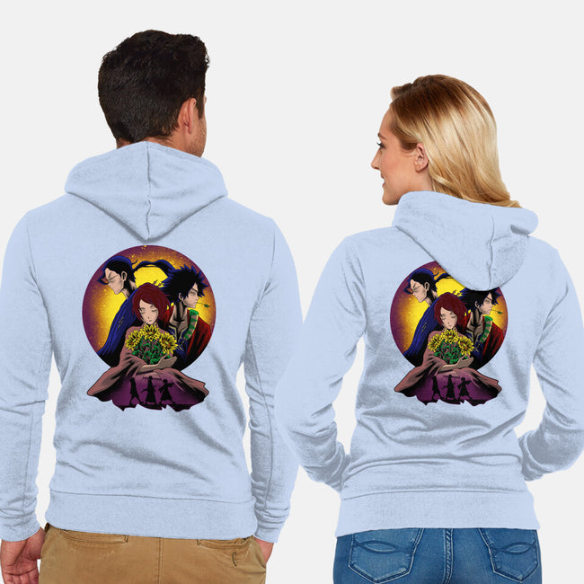 Three Wanderer-Unisex-Zip-Up-Sweatshirt-rmatix