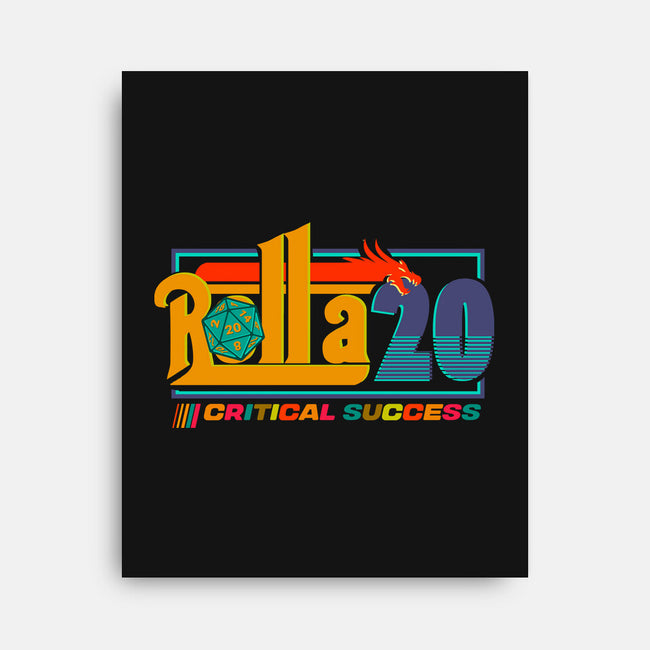 Roll A 20-None-Stretched-Canvas-Arinesart