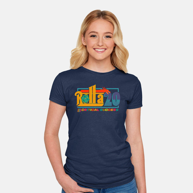 Roll A 20-Womens-Fitted-Tee-Arinesart