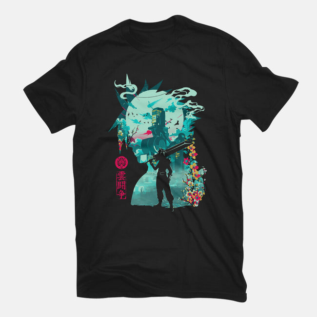 Hero Of Midgar-Womens-Fitted-Tee-Arinesart