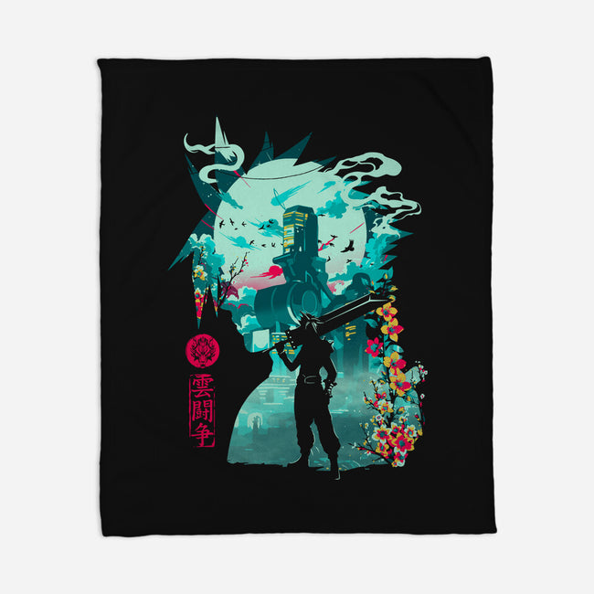 Hero Of Midgar-None-Fleece-Blanket-Arinesart