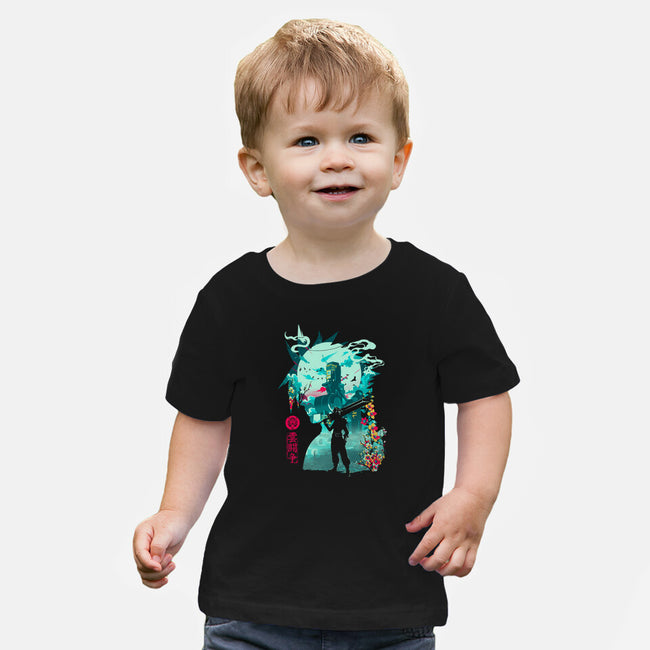 Hero Of Midgar-Baby-Basic-Tee-Arinesart