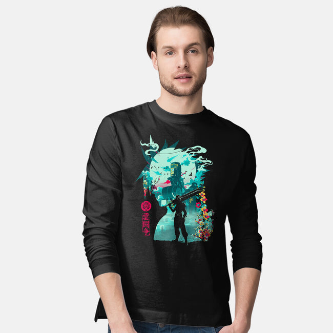 Hero Of Midgar-Mens-Long Sleeved-Tee-Arinesart