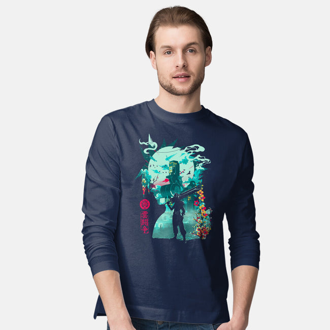 Hero Of Midgar-Mens-Long Sleeved-Tee-Arinesart