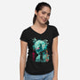 Hero Of Midgar-Womens-V-Neck-Tee-Arinesart
