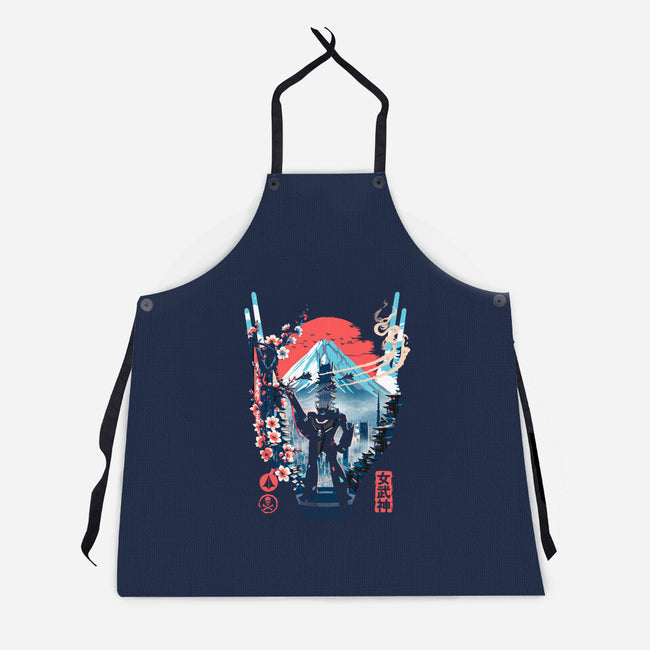 Fortress Of The Valkyrie-Unisex-Kitchen-Apron-Arinesart