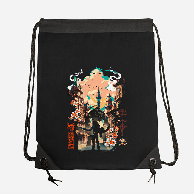 Alchemy Brothers-None-Drawstring-Bag-Arinesart