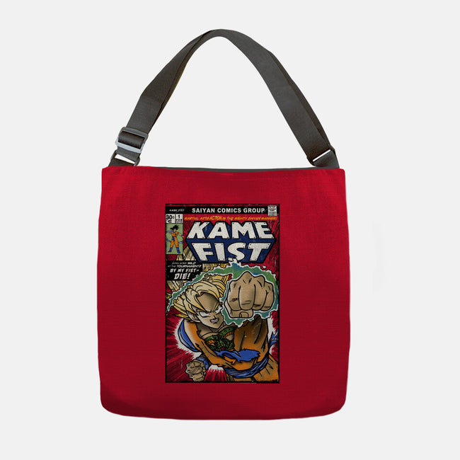 Kame Fist-None-Adjustable Tote-Bag-Arinesart