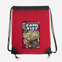 Kame Fist-None-Drawstring-Bag-Arinesart