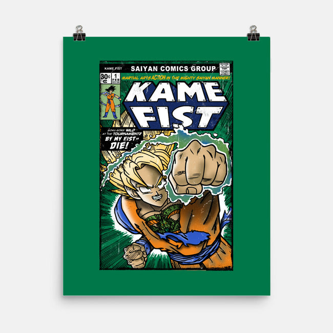 Kame Fist-None-Matte-Poster-Arinesart