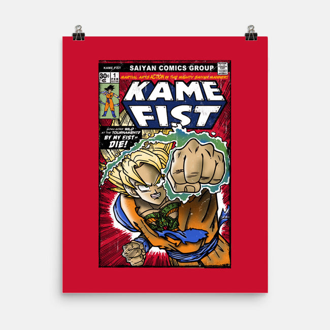 Kame Fist-None-Matte-Poster-Arinesart