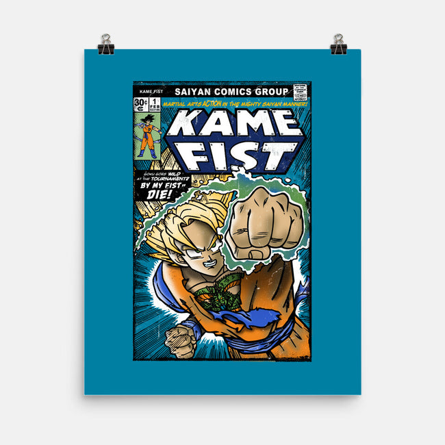 Kame Fist-None-Matte-Poster-Arinesart