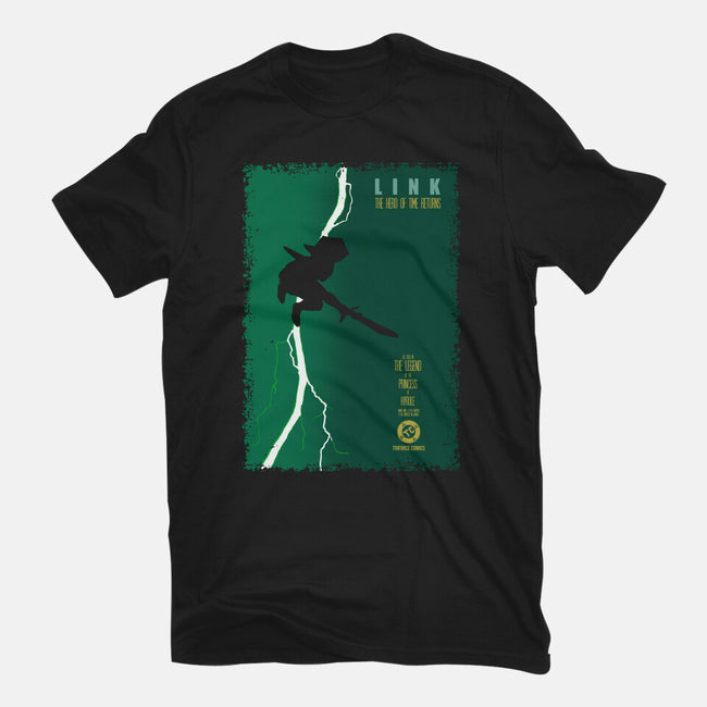 Hero Of Time Returns-Unisex-Basic-Tee-Arinesart