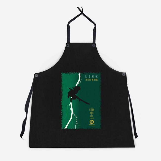 Hero Of Time Returns-Unisex-Kitchen-Apron-Arinesart