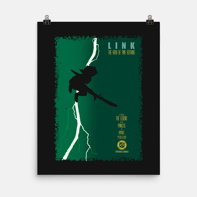 Hero Of Time Returns-None-Matte-Poster-Arinesart