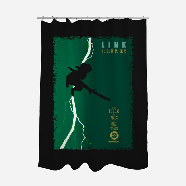 Hero Of Time Returns-None-Polyester-Shower Curtain-Arinesart
