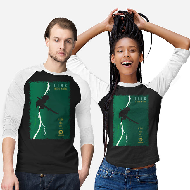 Hero Of Time Returns-Unisex-Baseball-Tee-Arinesart